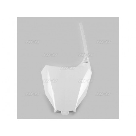 Plaques numéro frontale UFO blanc Honda CRF450R/RX
