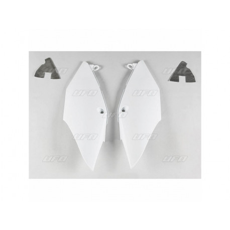 Plaques latérales UFO blanc Honda CRF450R/RX