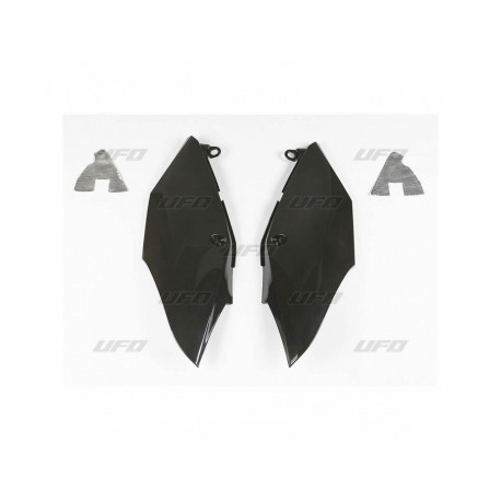 Plaques latérales UFO noir Honda CRF450R/RX
