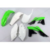 Kit plastiques UFO couleur origine 16 vert/noir/blanc Kawasaki KX250F
