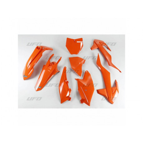 Kit plastiques UFO orange KTM SX85