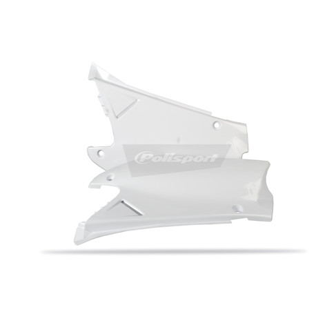 Plaques latérales Polisport blanc Honda CR125R/CR250R