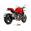 Silencieux MIVV Speed Edge inox/casquette carbone Ducati Monster 1200