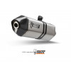 Silencieux MIVV Speed Edge inox/casquette carbone Suzuki DL650 V-Strom