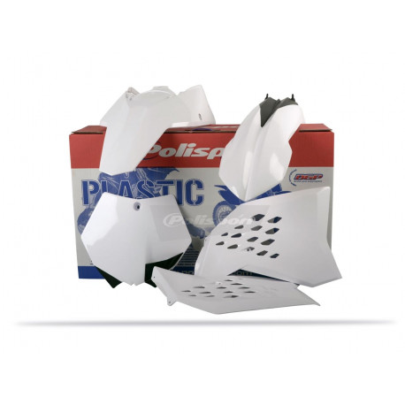 Kit plastiques Polisport blanc KTM