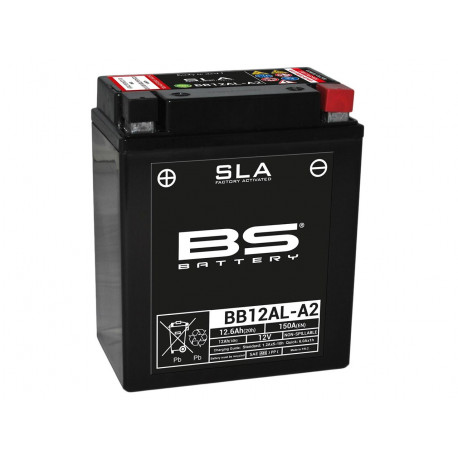 Batterie BS BB12AL-A2 sans entretien activée usine