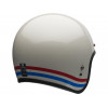 Casque BELL Custom 500 Stripes Pearl blanc taille S