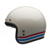 Casque BELL Custom 500 Stripes Pearl blanc taille S