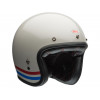 Casque BELL Custom 500 Stripes Pearl blanc taille XL
