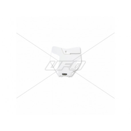 Plaque frontale UFO blanc KTM SX125/150 & SX-F