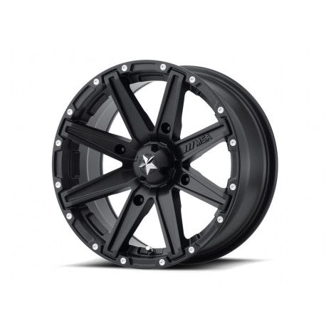 Jante utilitaire MSA Offroad Wheels M33 Clutch noir quad 14x7 4x110 4+3