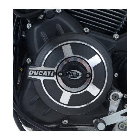 Slider moteur gauche R&G RACING alu Ducati Flat Track Pro