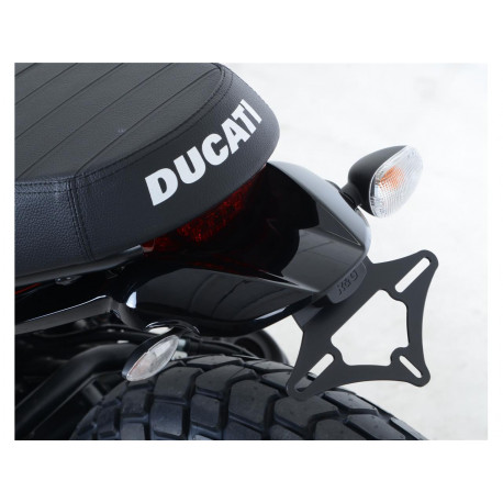 Support de plaque R&G RACING noir Ducati Scrambler Sixty2