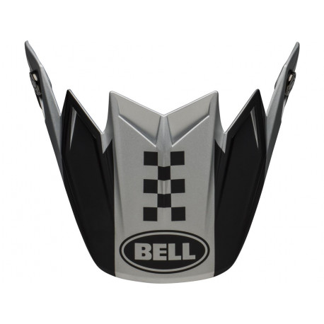 Visière BELL Moto-9 Flex Breakaway Matte Silver/Black
