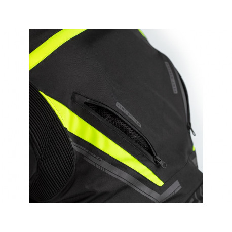 Veste RST Paragon 6 Airbag textile noir/jaune fluo homme