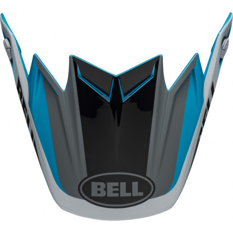 Visière BELL Moto-9 Flex Division White/Black/Blue