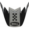 Visière BELL Moto-9 Flex Breakaway Matte Silver/Black