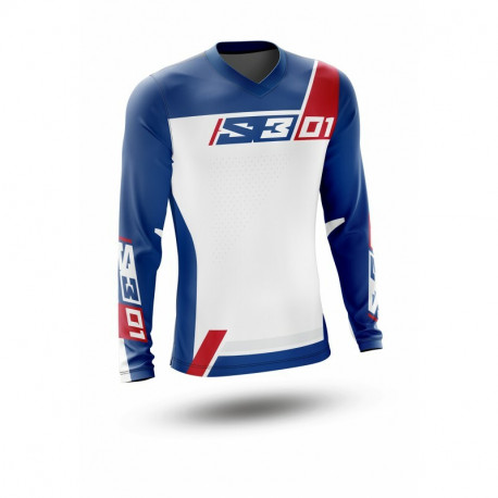 Maillot S3 Collection 01 - Patriot rouge/bleu taille M