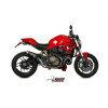 Silencieux MIVV GP Pro Steel Black/casquette inox Ducati Monster 1200