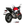 Silencieux MIVV GP Pro titane/casquette inox Honda CB500F