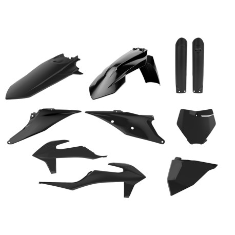 Kit plastique POLISPORT noir - KTM SX/SX-F