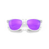 Lunettes de soleil OAKLEY Frogskins - verres Prizm Violet, monture Polished  Clear